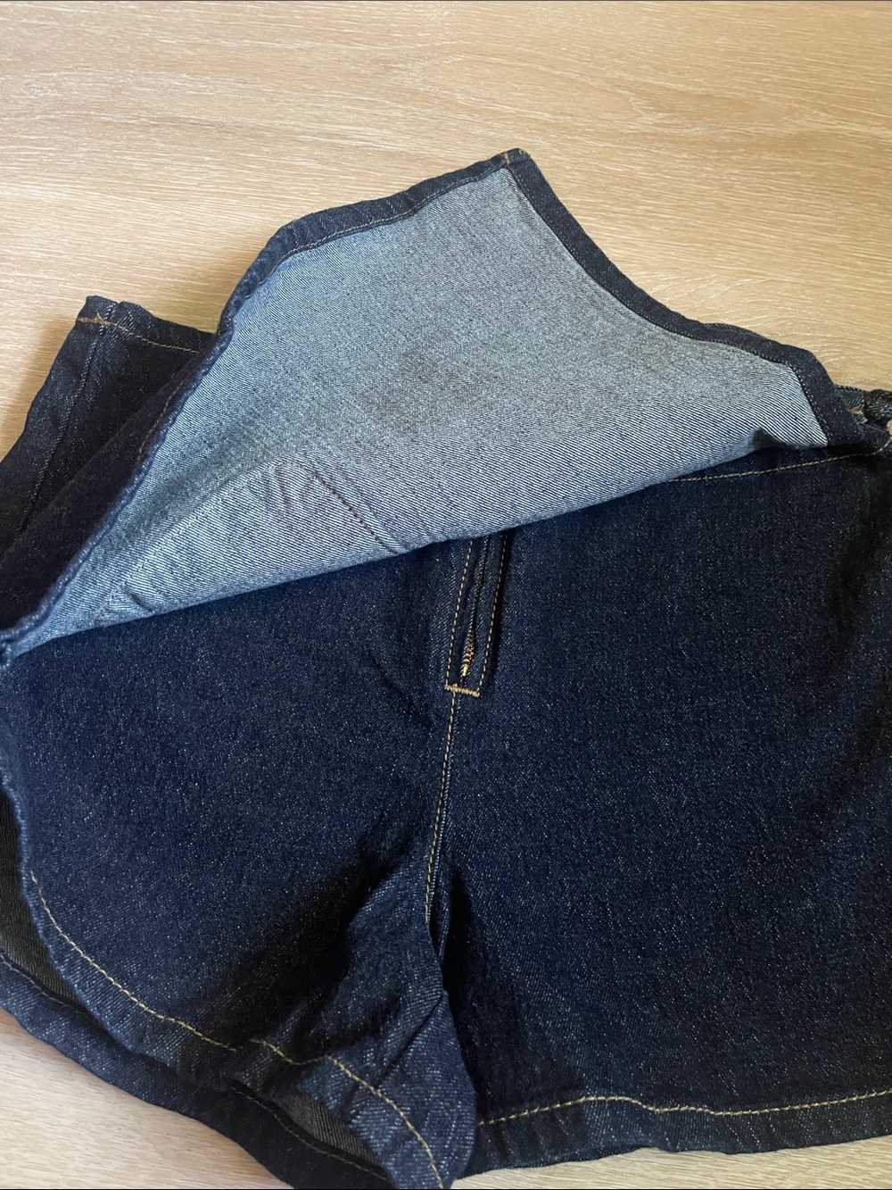 NWT Denim Cargo mini scort shorts 90s Vibe - Picture 3 of 4